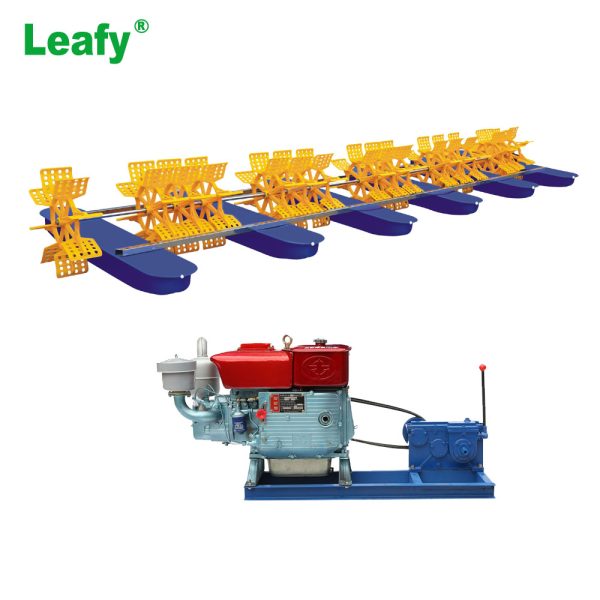 Diesel Engine 16 Impellers Paddle Wheel Aerator