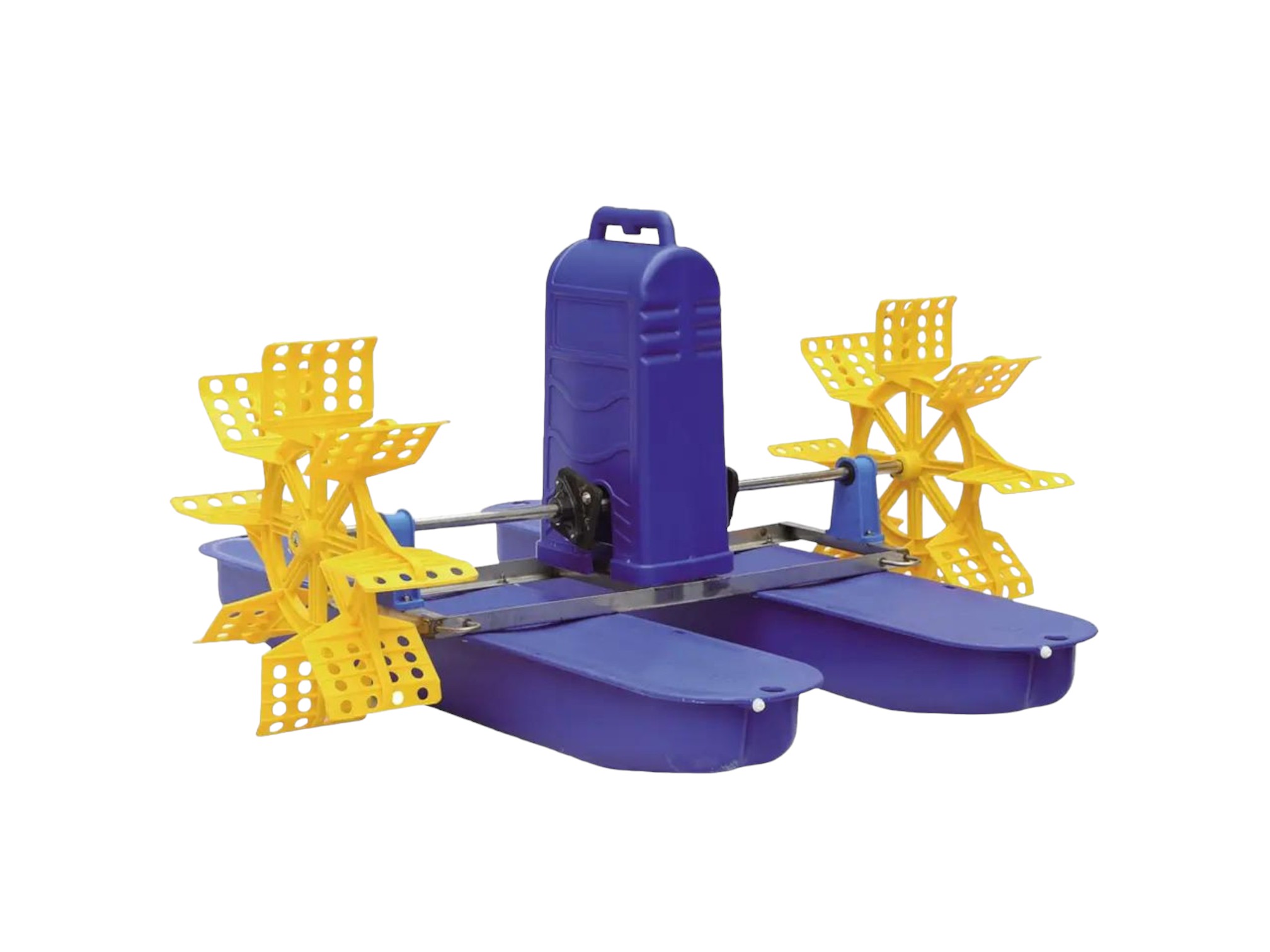 Field use of 1HP/2HP aerator in Indonesia's new shrimp pond